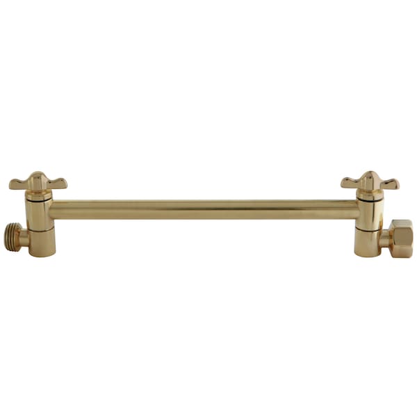 Kingston Brass 10" High-Low Shower Arm Adjustable, Polished Brass K153A2 - main
